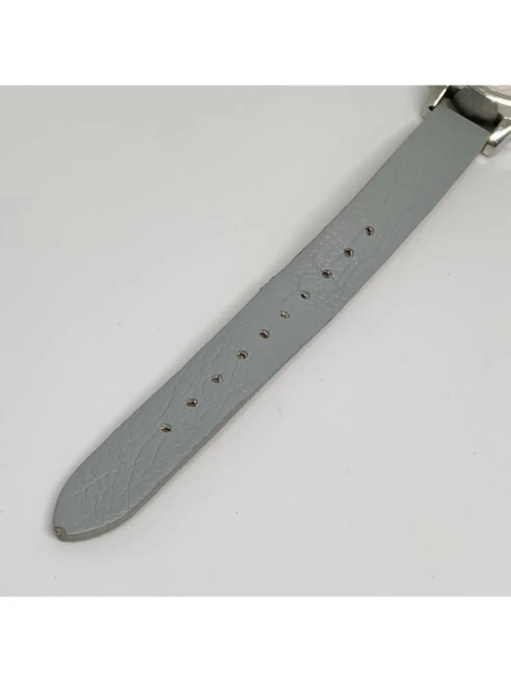 Olivia Burton London watch 3D bee dial 34mm stainless steel gray leather running